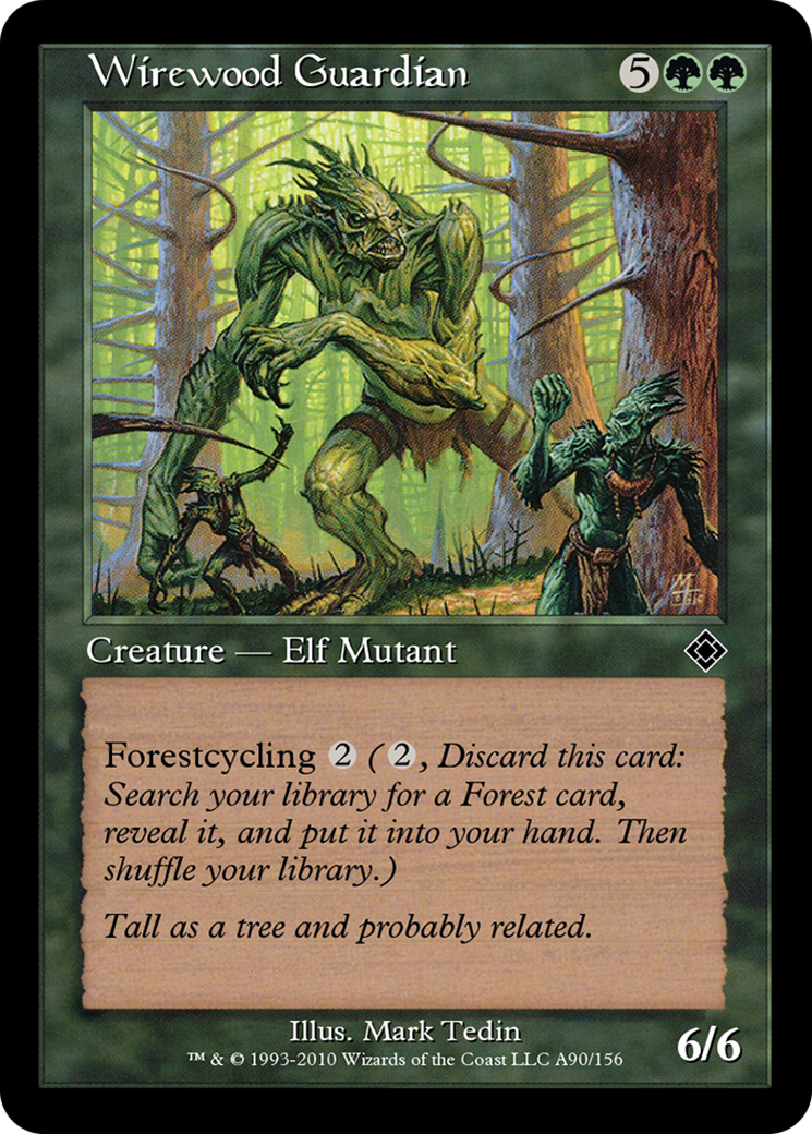 Wirewood Guardian (TD0-A90) - Magic Online Theme Decks