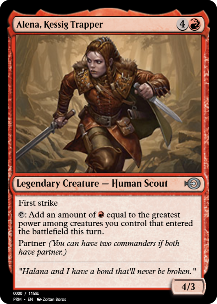 Alena, Kessig Trapper (PRM-86224) - Magic Online Promos Foil