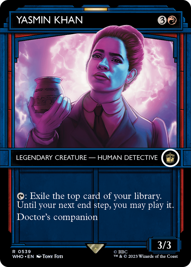 Yasmin Khan (Showcase) (WHO-539) - Doctor Who: (Showcase) (Borderless) Foil