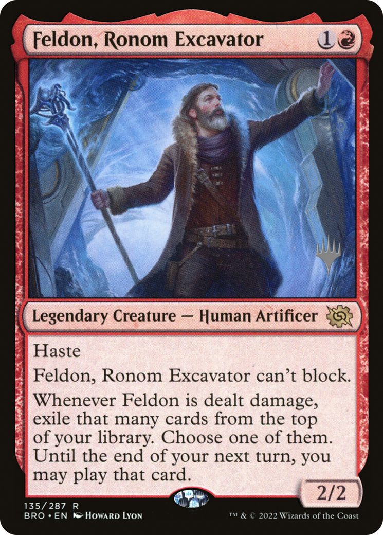 Feldon, Ronom Excavator (PPBRO-135P) - The Brothers' War Promos Foil