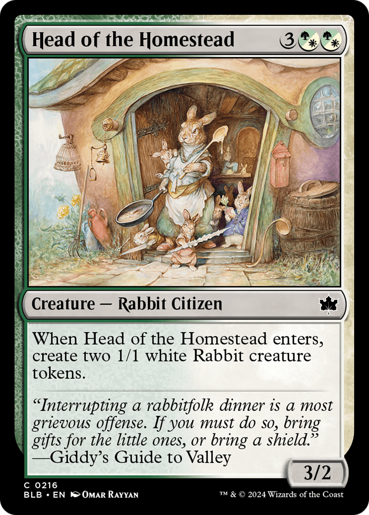 Head of the Homestead (BLB-216) - Bloomburrow