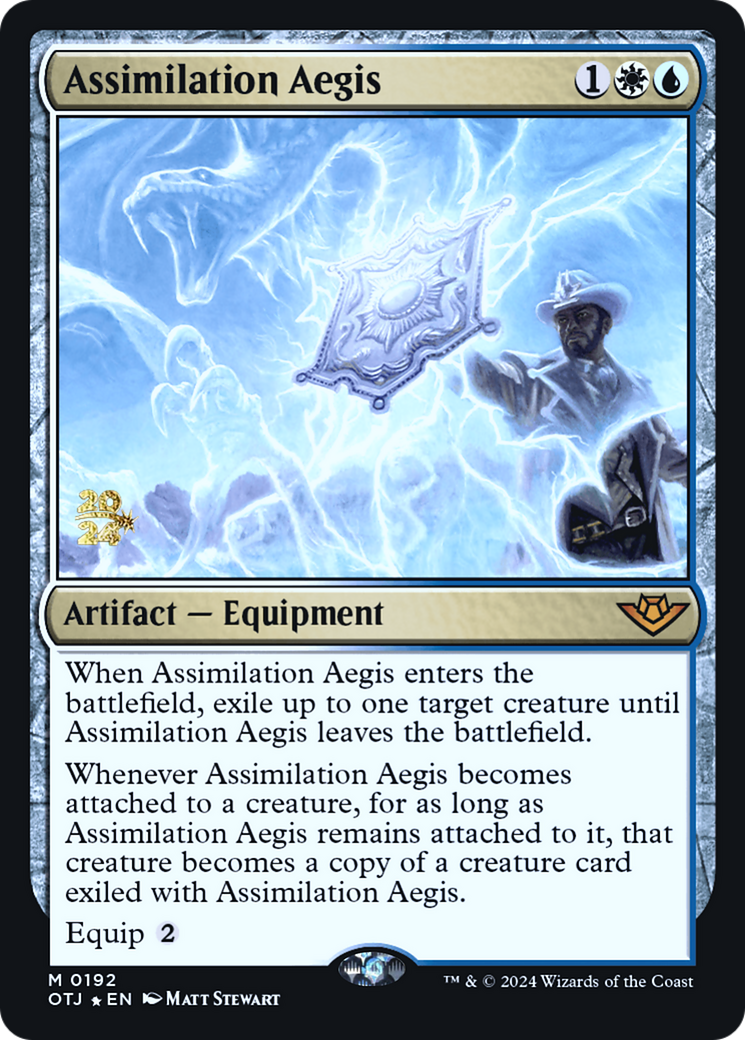 Assimilation Aegis (PRE-192S) - Outlaws of Thunder Junction Promos Foil