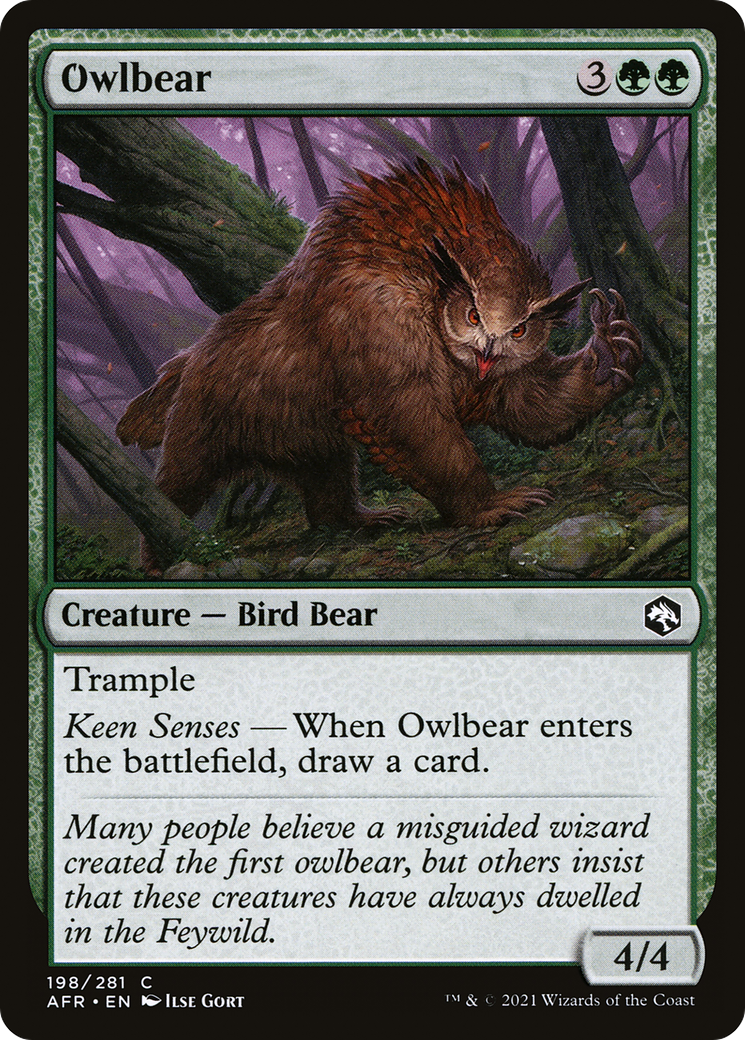 Owlbear (AFR-198) - Adventures in the Forgotten Realms Foil