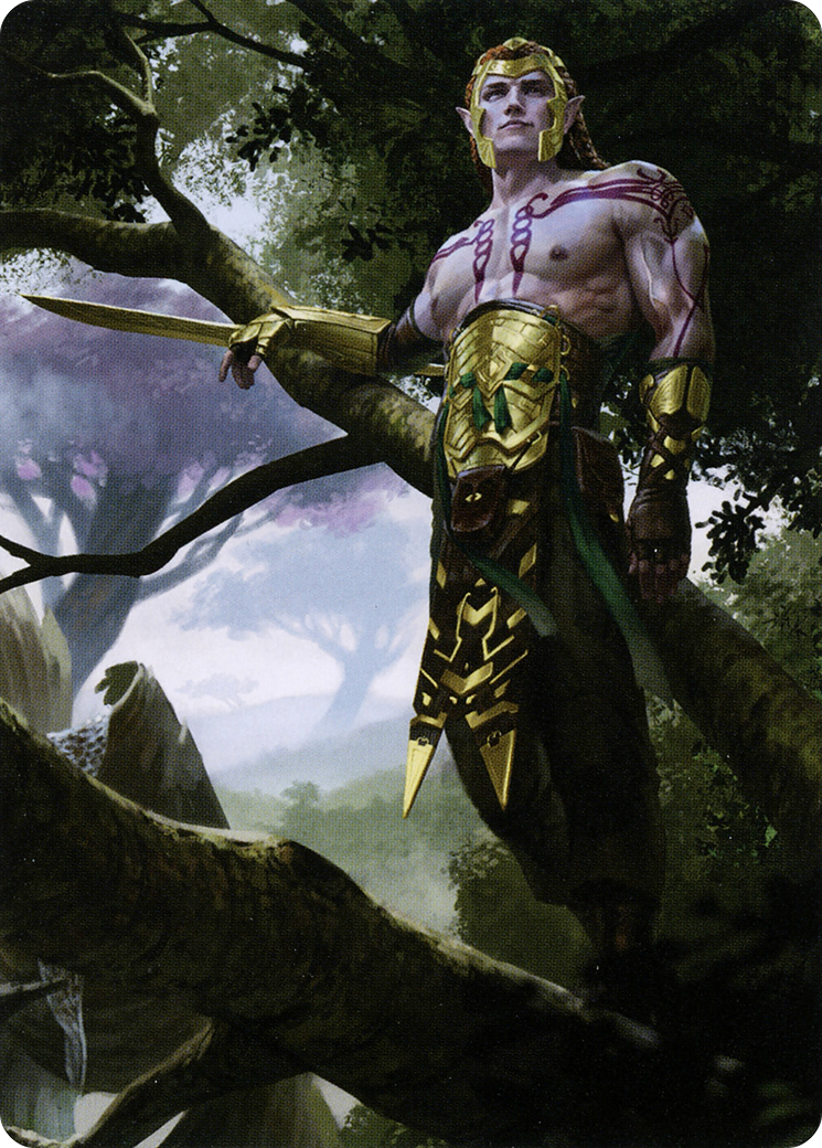 Tyvar Kell // Tyvar Kell (AKHM-053) - Kaldheim Art Series (Borderless) Foil
