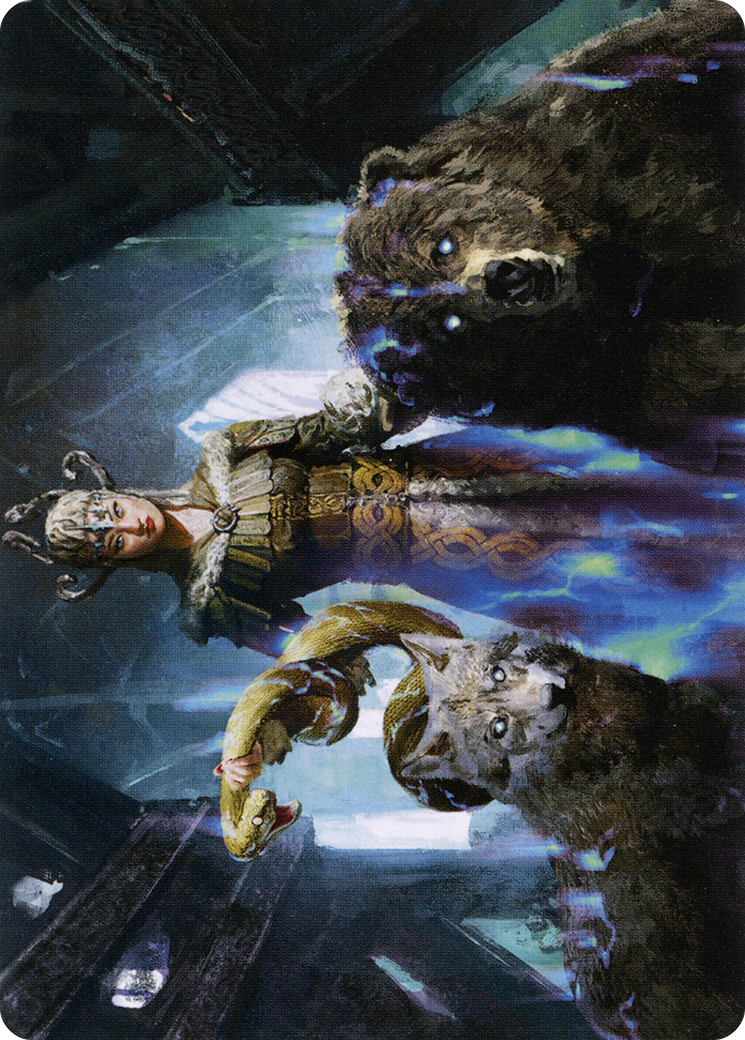 Kolvori, God of Kinship // Kolvori, God of Kinship (AKHM-048) - Kaldheim Art Series (Borderless)