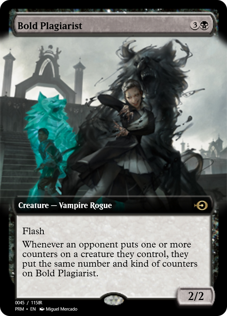Bold Plagiarist (PRM-90062) - Magic Online Promos Foil