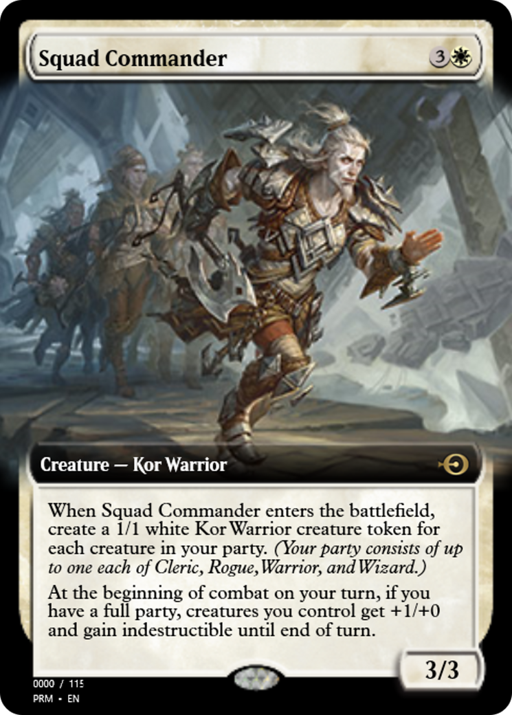Squad Commander (PRM-83804) - Magic Online Promos Foil