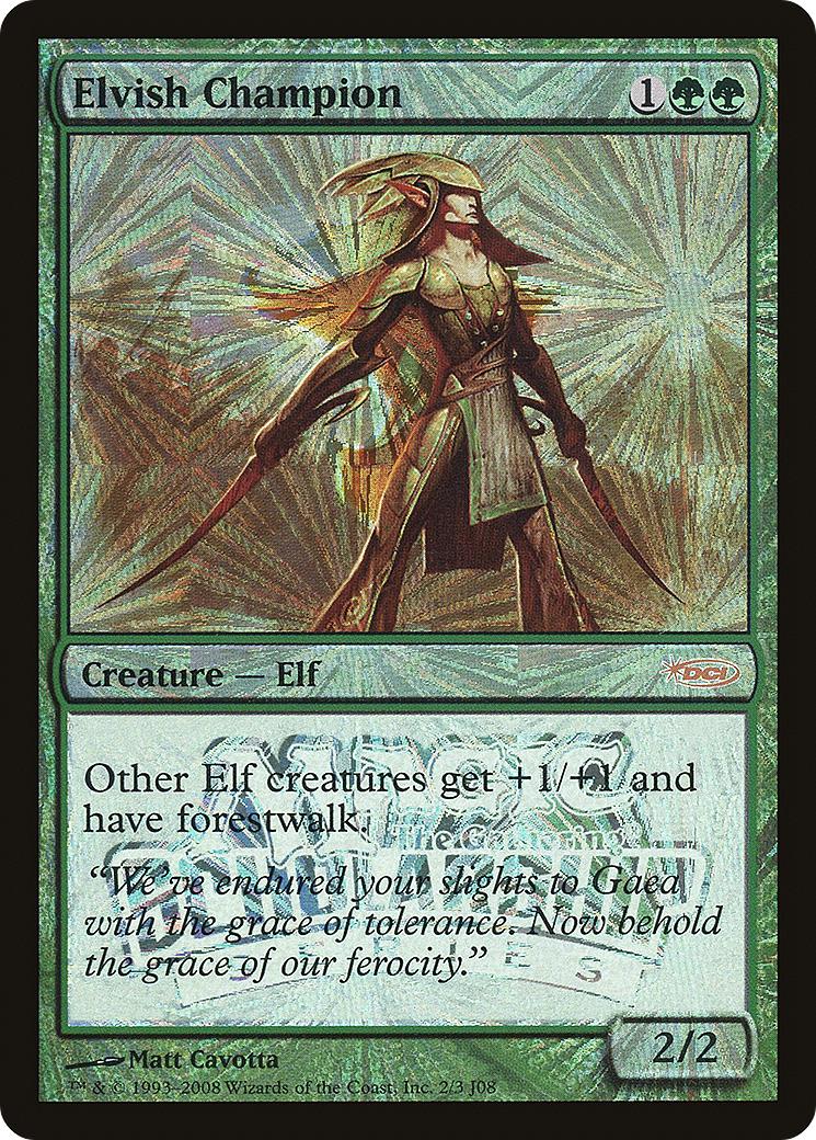 Elvish Champion (Scholarship Series) (JSS-017) - Junior Super Series Foil