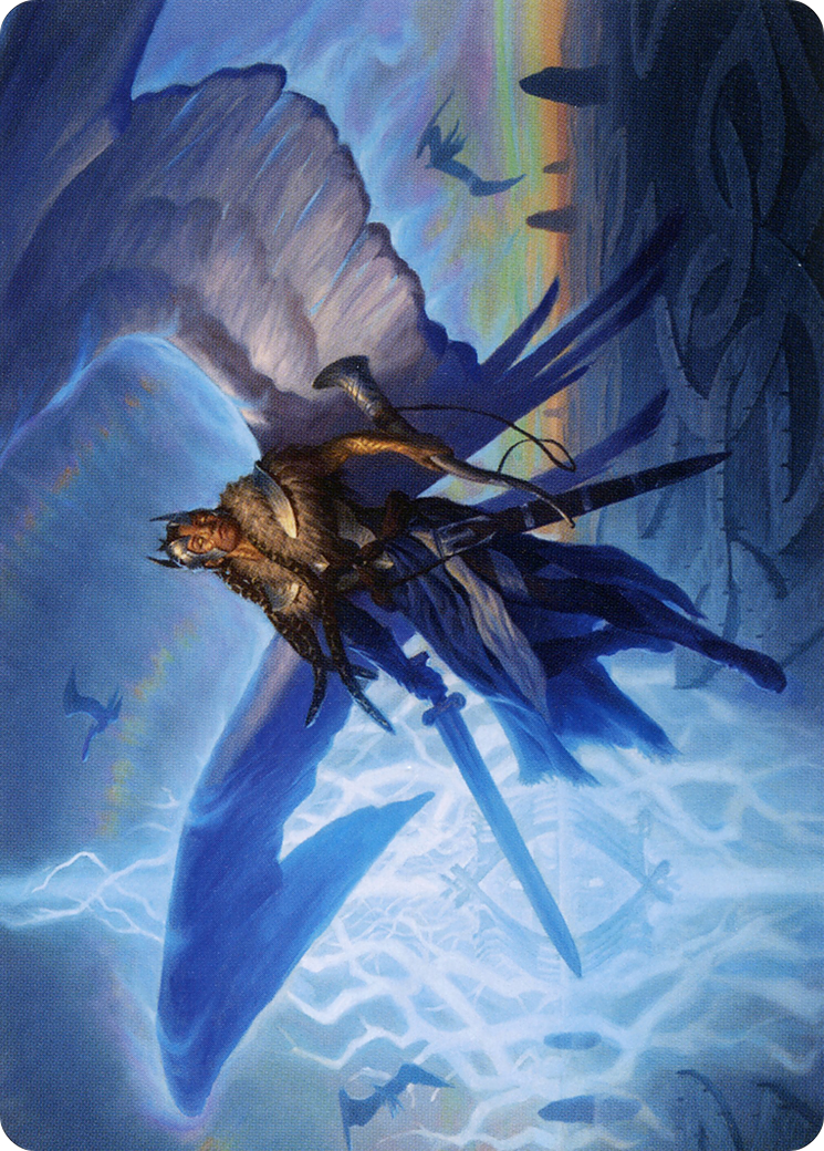 Righteous Valkyrie // Righteous Valkyrie (AKHM-006) - Kaldheim Art Series (Borderless) Foil