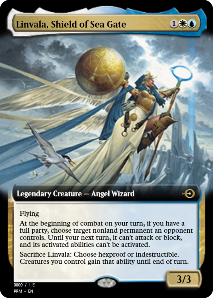 Linvala, Shield of Sea Gate (PRM-83814) - Magic Online Promos Foil