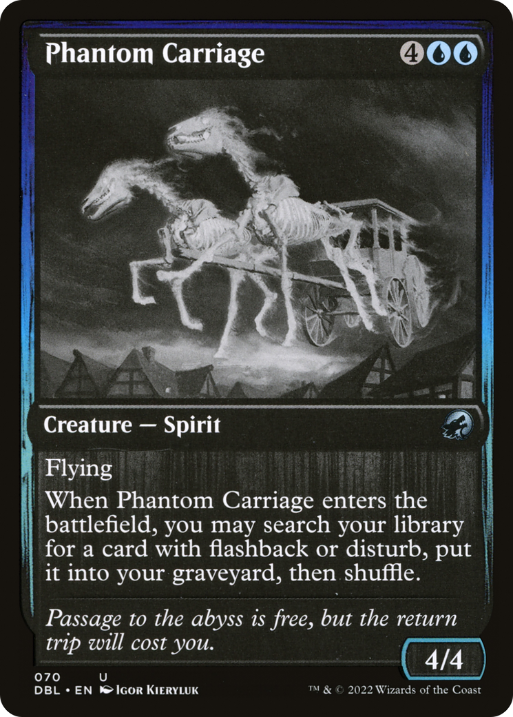 Phantom Carriage (DBL-070) - Innistrad: Double Feature Foil