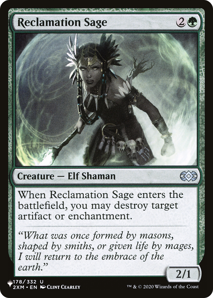 Reclamation Sage (LIST-178/332) - The List