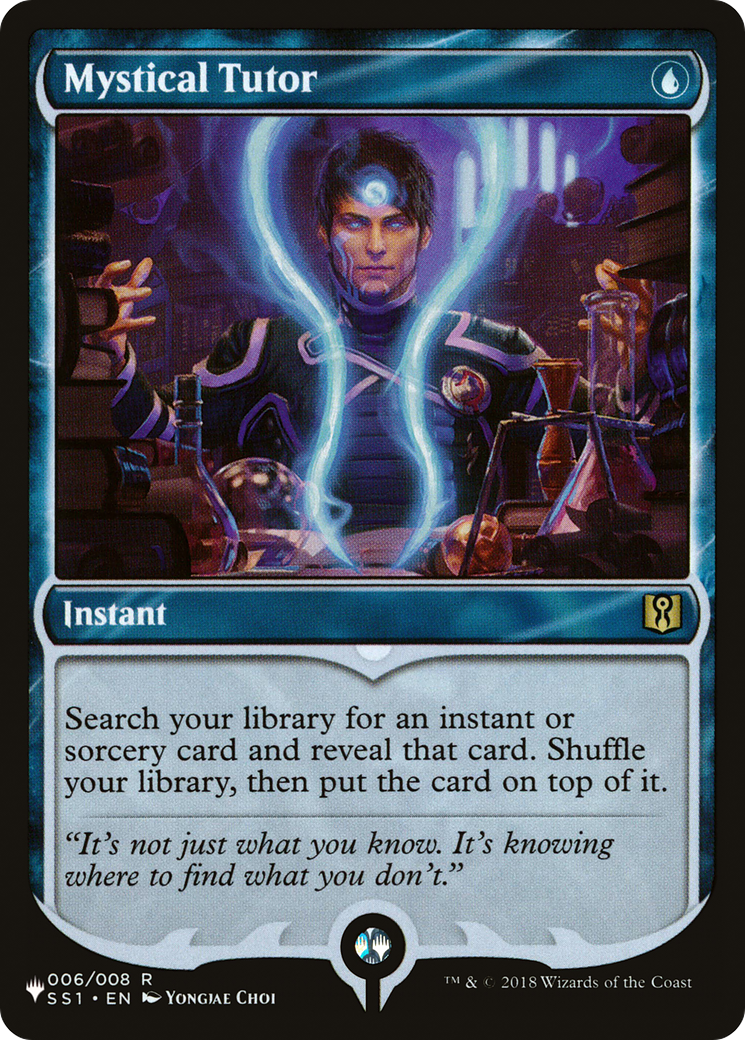 Mystical Tutor (LIST-SS1-6) - The List