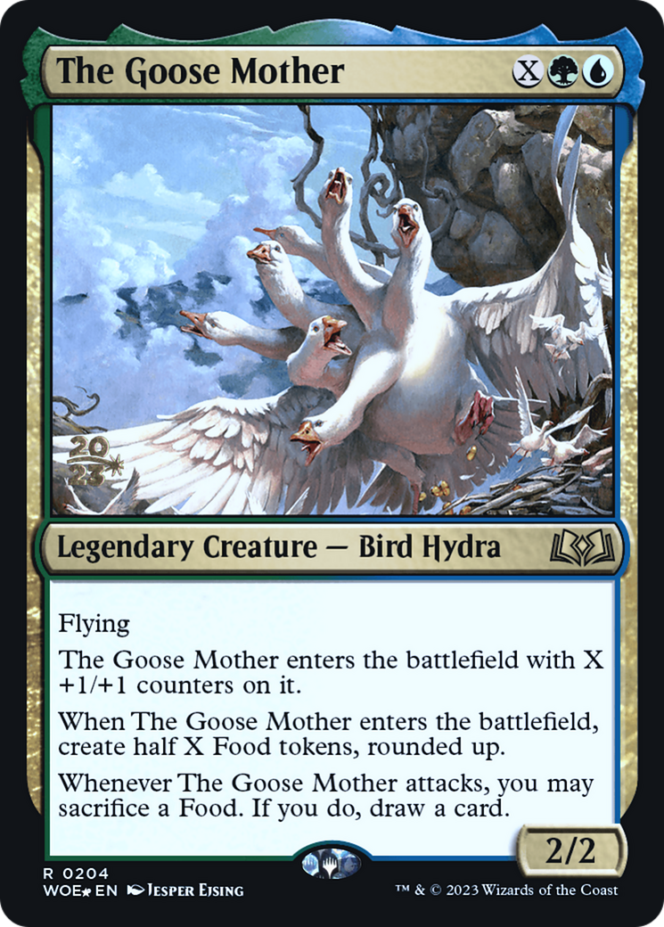 The Goose Mother (PRE-204S) - Wilds of Eldraine Promos Foil