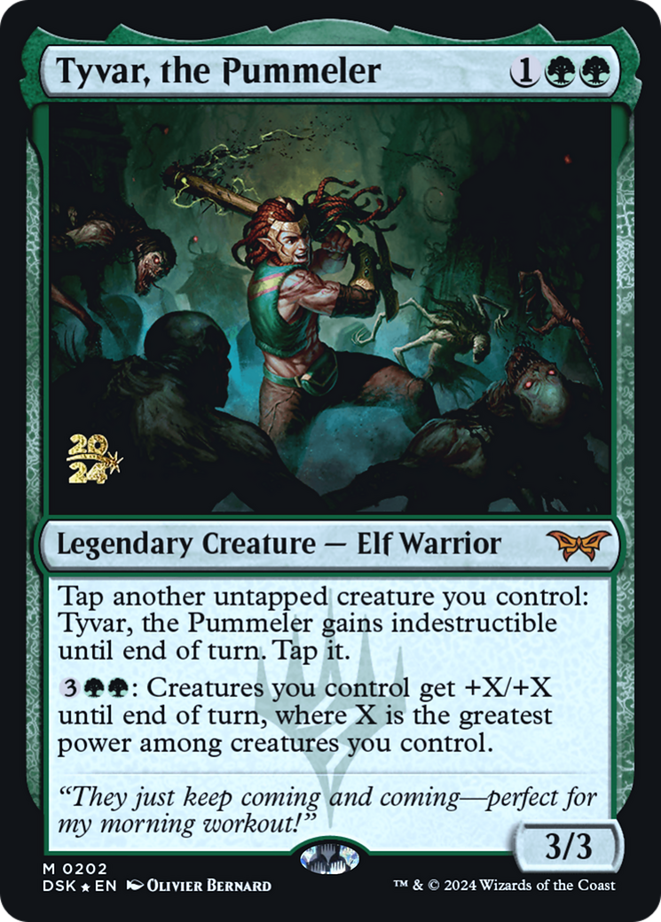Tyvar, the Pummeler (PRE-202S) - Duskmourn: House of Horror Promos Foil