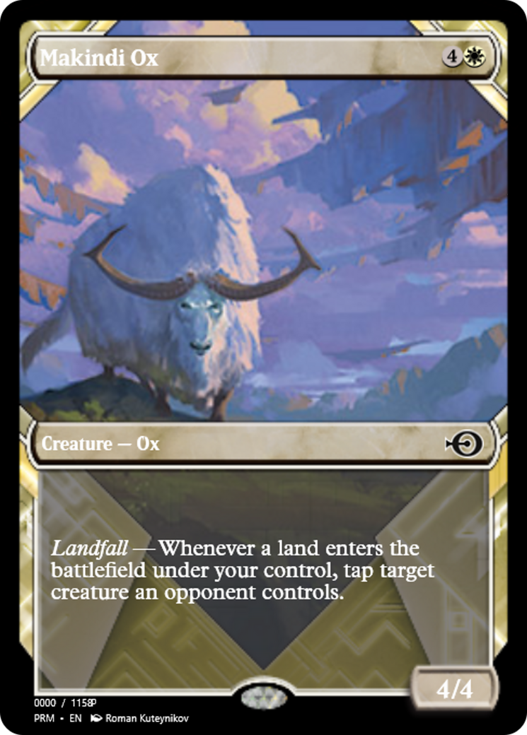 Makindi Ox (PRM-83700) - Magic Online Promos Foil