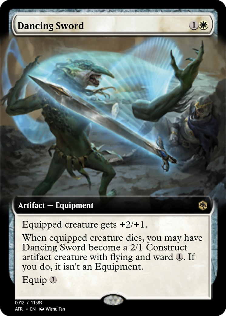 Dancing Sword (PRM-92640) - Magic Online Promos Foil
