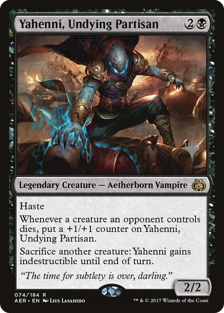 Yahenni, Undying Partisan (PPM21-074) - Aether Revolt Promos