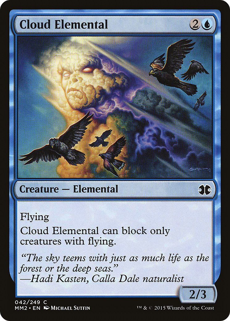 Cloud Elemental (MM2-042) - Modern Masters 2015