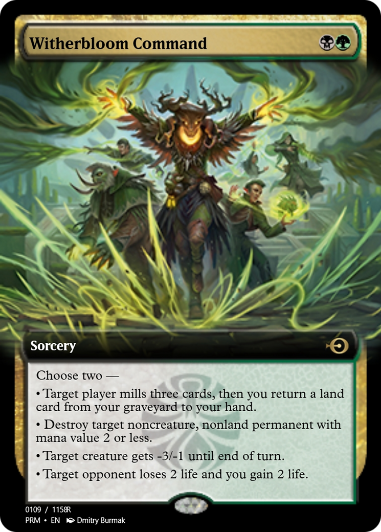 Witherbloom Command (PRM-90190) - Magic Online Promos Foil