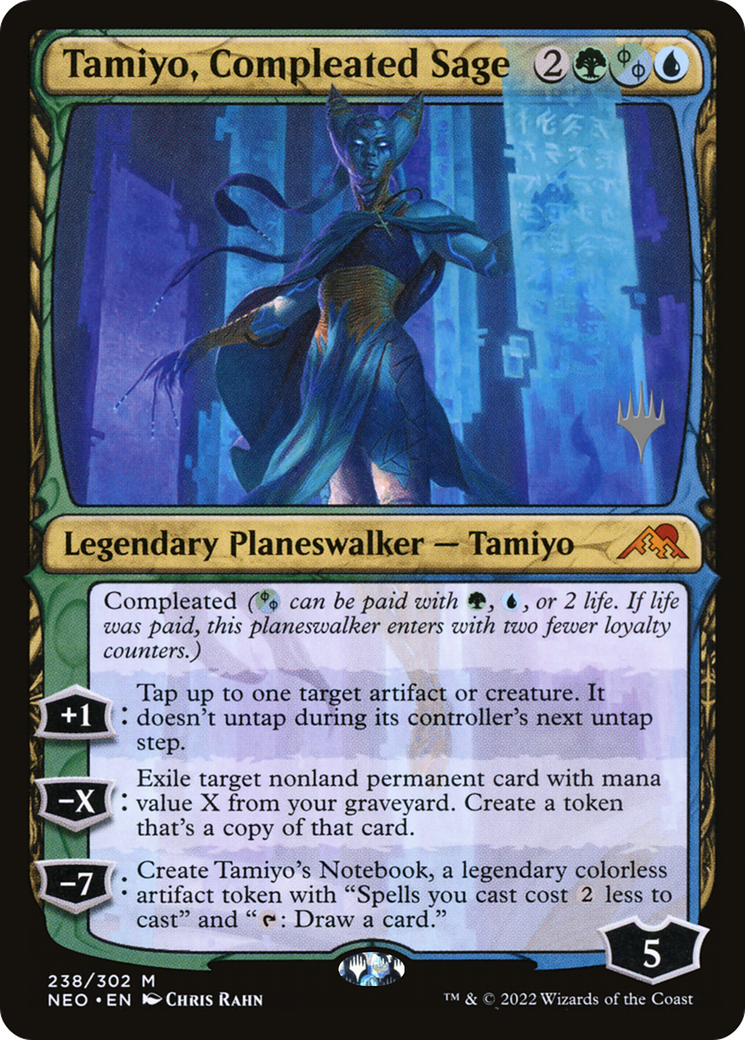 Tamiyo, Compleated Sage (PPNEO-238P) - Kamigawa: Neon Dynasty Promos