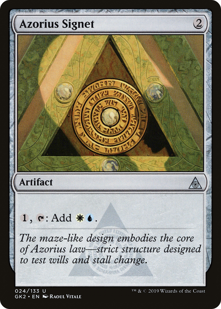 Azorius Signet (GK2-024) - RNA Guild Kit