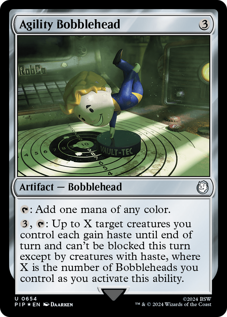 Agility Bobblehead (Surge Foil) (PIP-654) - Fallout Foil