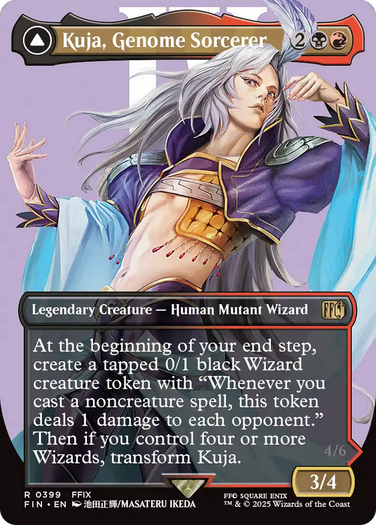 Kuja, Genome Sorcerer // Trance Kuja, Fate Defied (FIN-399) - FINAL FANTASY (Borderless)