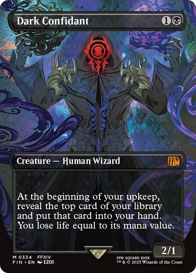 Dark Confidant (FIN-334) - FINAL FANTASY (Borderless) Foil