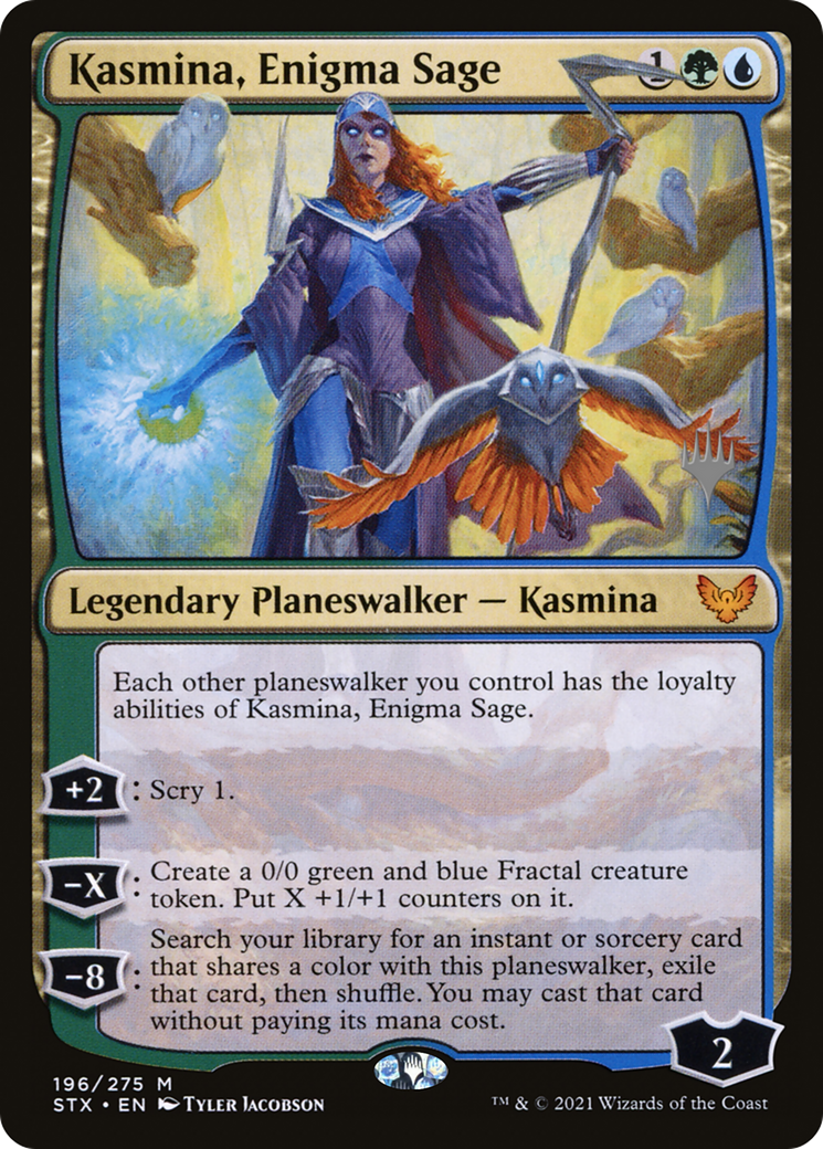Kasmina, Enigma Sage (PPSTX-196P) - Strixhaven: School of Mages Promos Foil