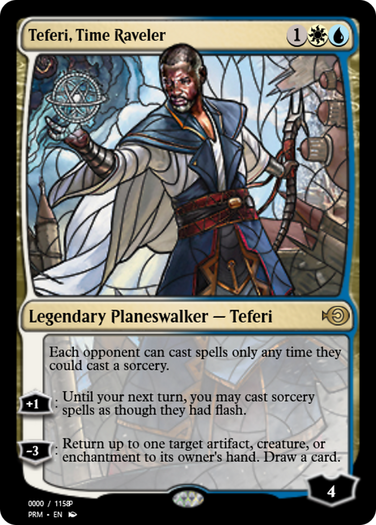 Teferi, Time Raveler (PRM-77967) - Magic Online Promos Foil