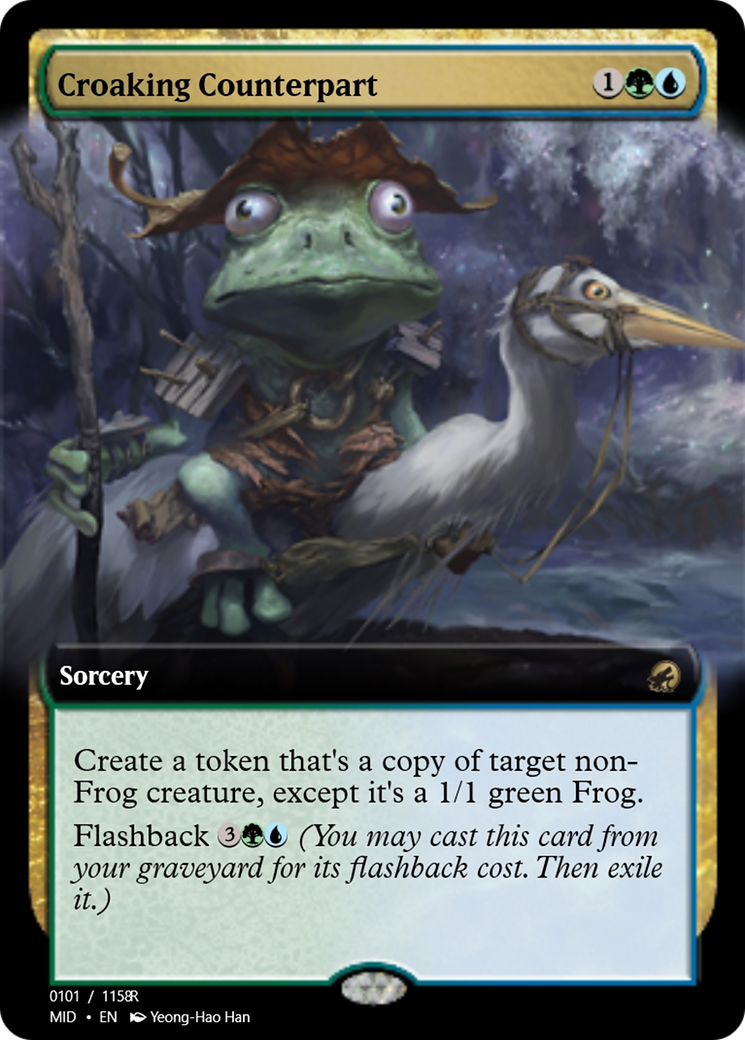 Croaking Counterpart (PRM-94082) - Magic Online Promos