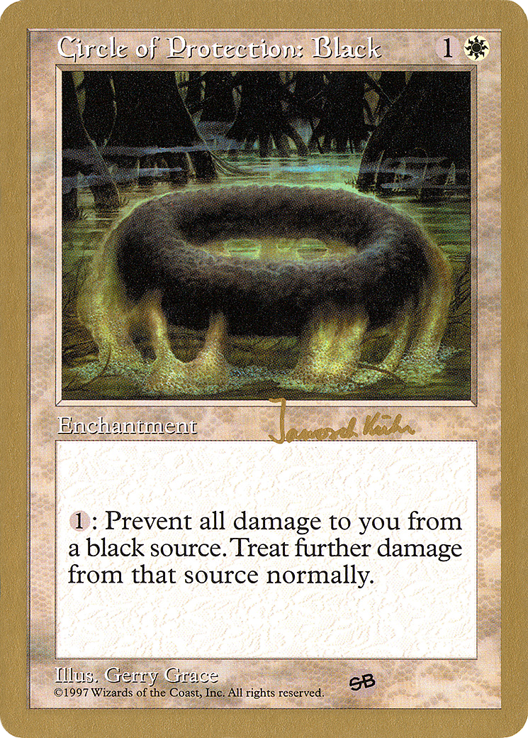 Circle of Protection: Black (WCD-) - World Championship Decks 1997