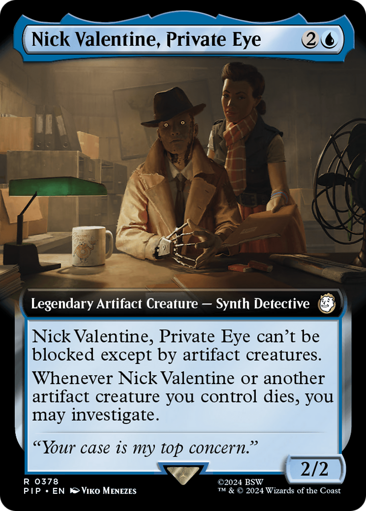 Nick Valentine, Private Eye (Extended Art) (PIP-378) - Fallout: (Extended Art)