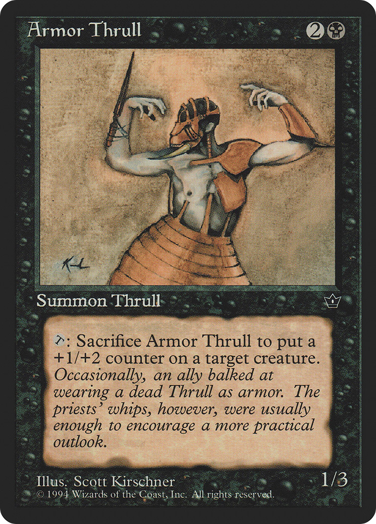 Armor Thrull (Kirschner) (FEM-33D) - Fallen Empires