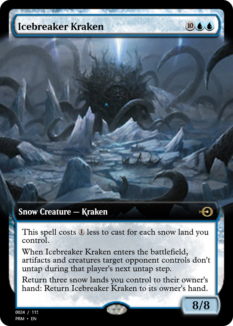 Icebreaker Kraken (PRM-88248) - Magic Online Promos: (snow)