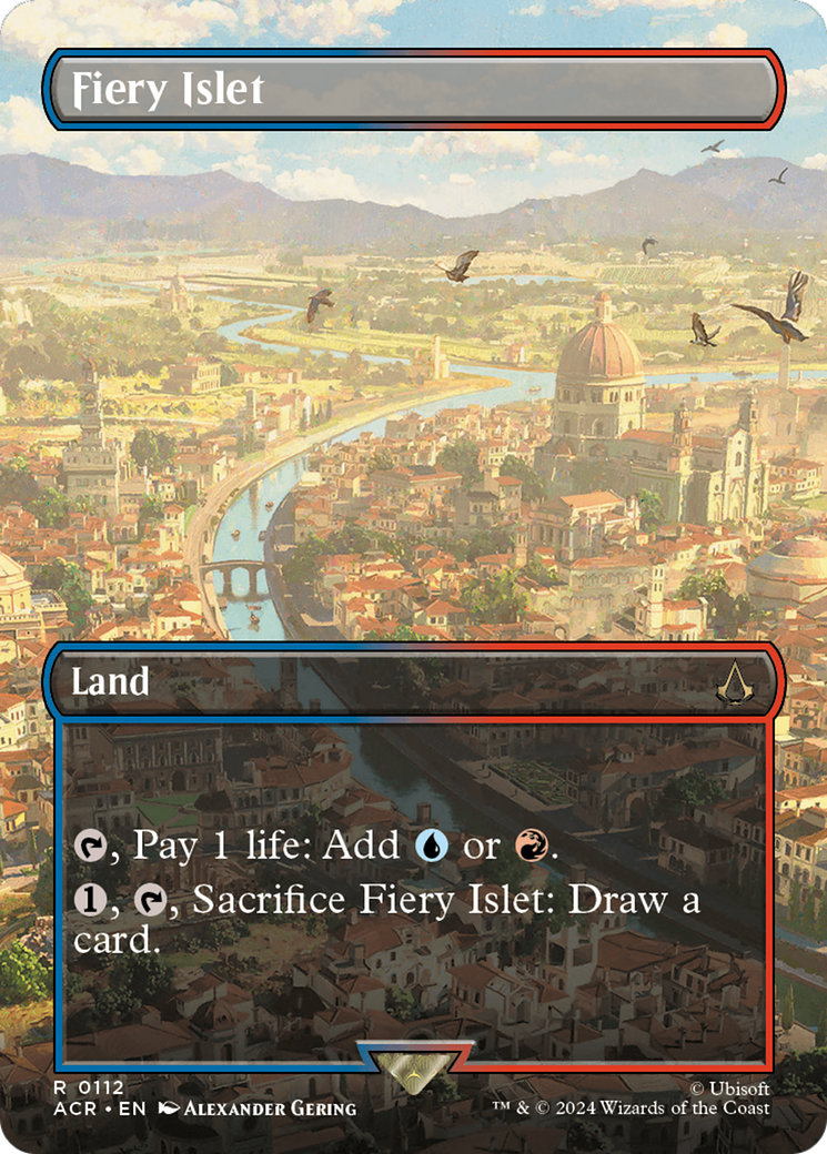 Fiery Islet (Borderless) (ACR-112) - Assassin's Creed (Borderless) Foil