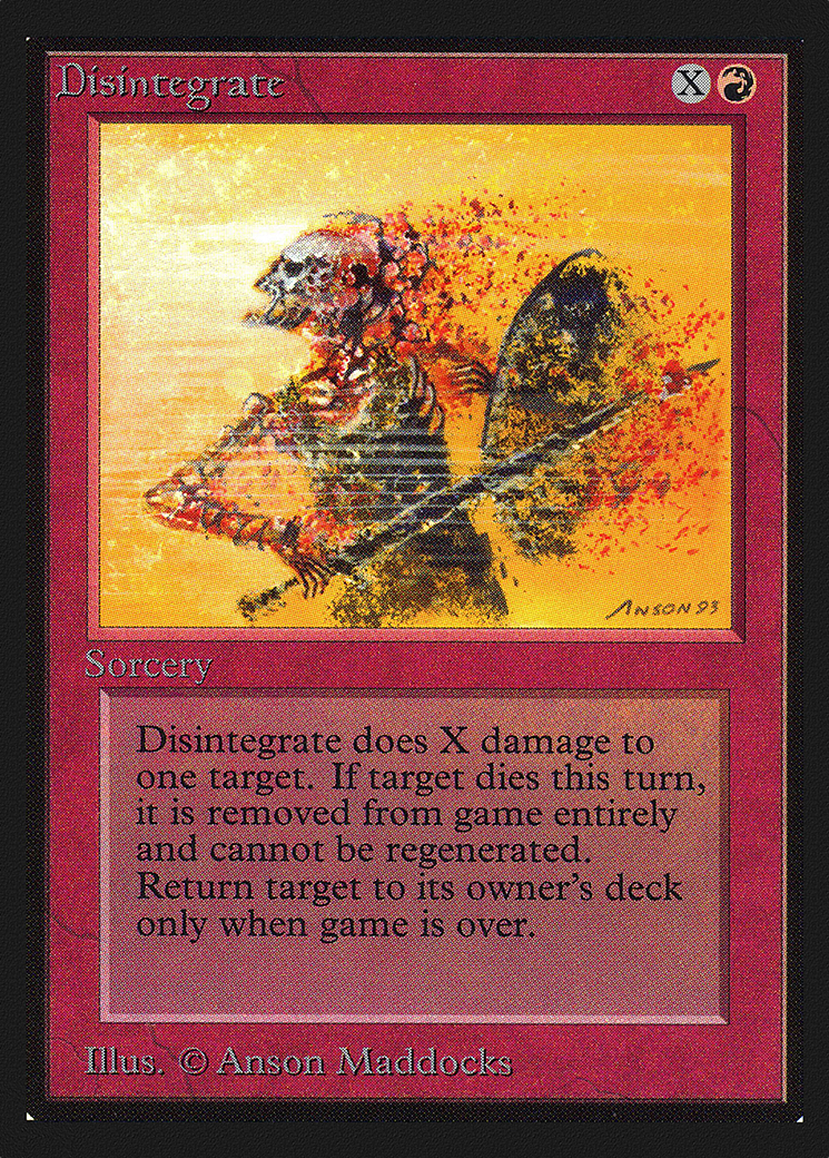 Disintegrate (IE) (IED-141) - Intl. Collectors' Edition