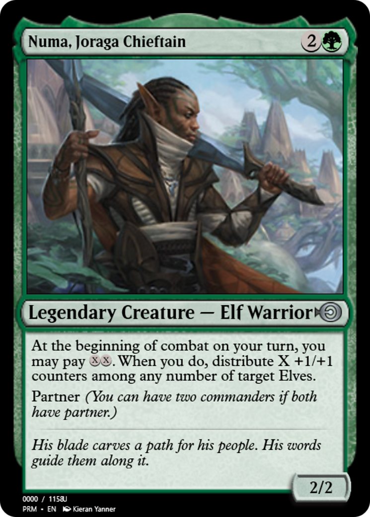 Numa, Joraga Chieftain (PRM-86298) - Magic Online Promos