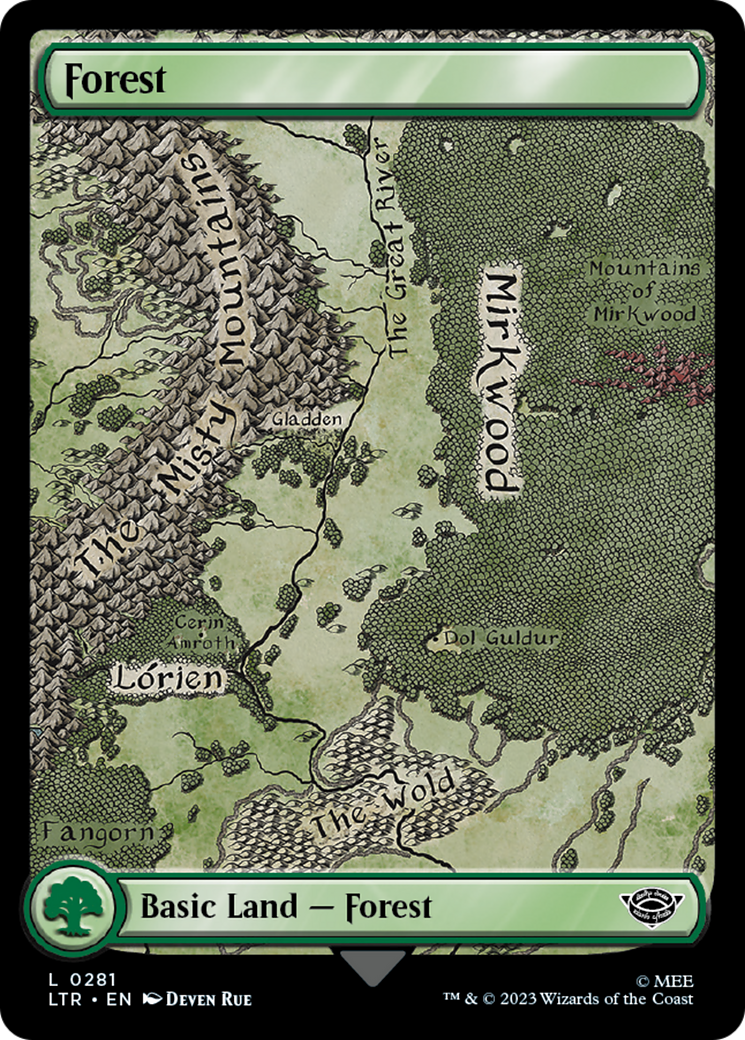 Forest (0281) (LTR-281) - The Lord of the Rings: Tales of Middle-earth Foil