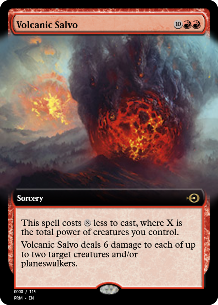 Volcanic Salvo (PRM-81972) - Magic Online Promos