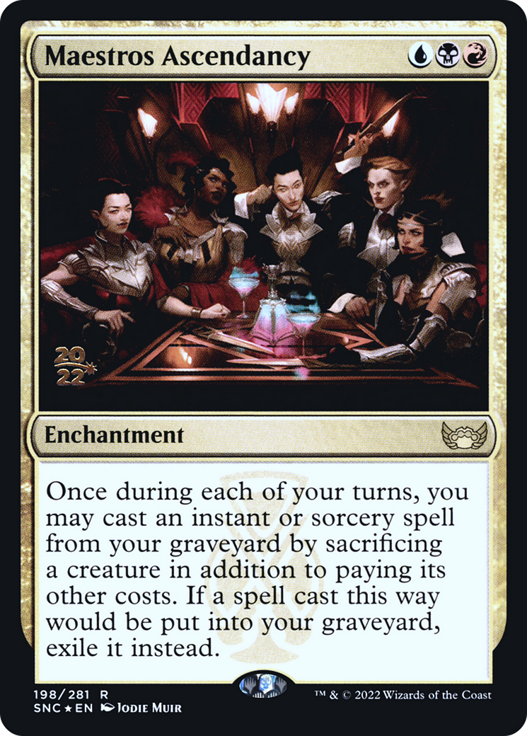 Maestros Ascendancy (PRE-198S) - Streets of New Capenna Promos Foil