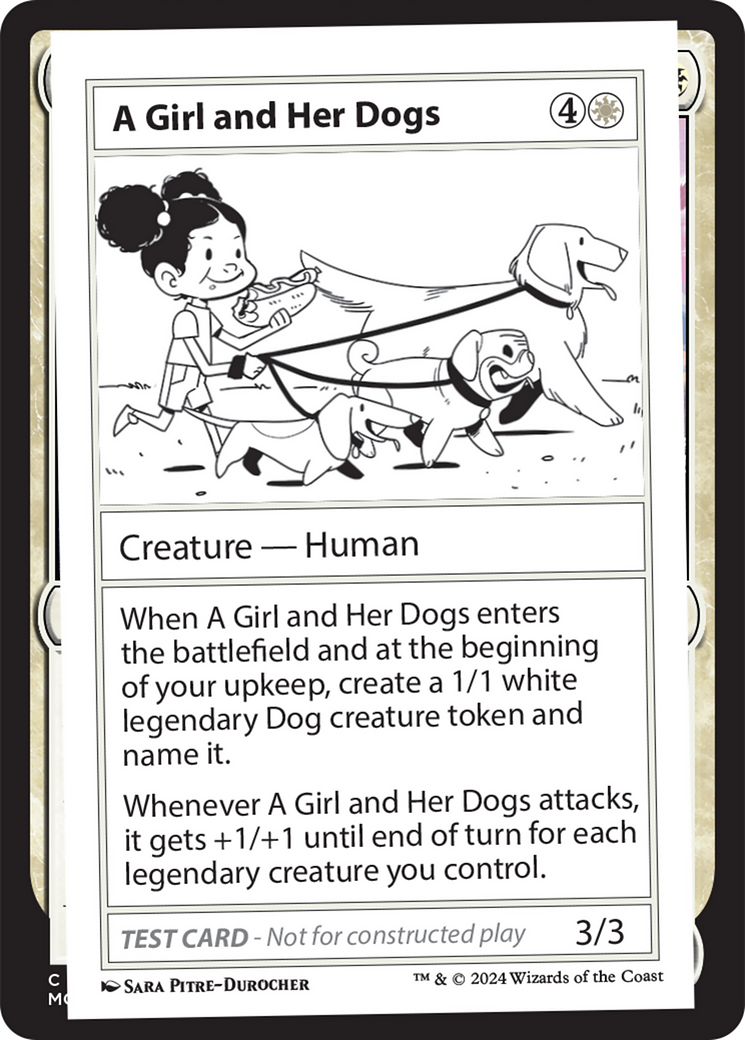 A Girl and Her Dogs (MB2PC-) - Mystery Booster 2