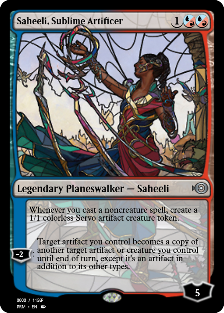Saheeli, Sublime Artificer (PRM-78021) - Magic Online Promos
