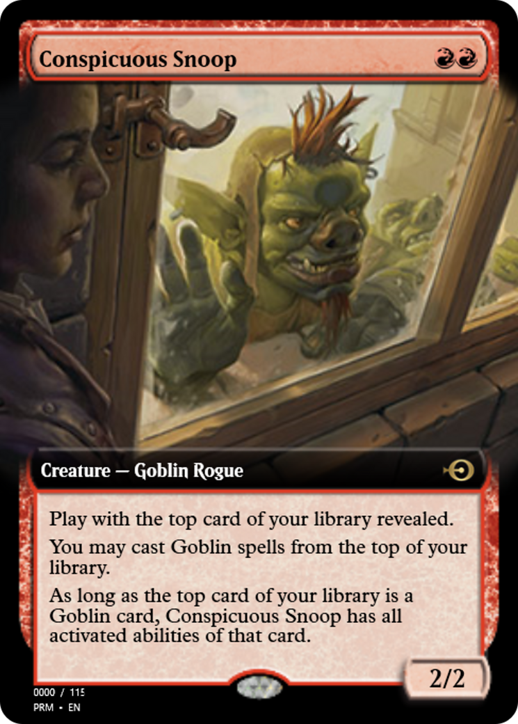 Conspicuous Snoop (PRM-81968) - Magic Online Promos Foil