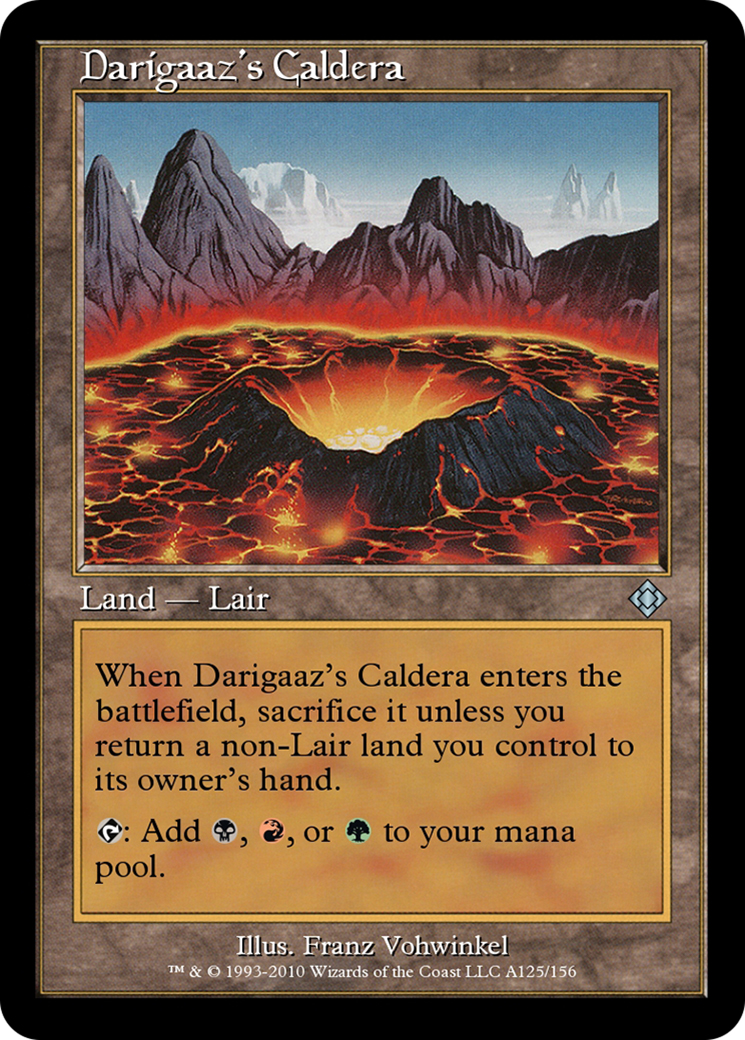 Darigaaz's Caldera (TD0-A125) - Magic Online Theme Decks