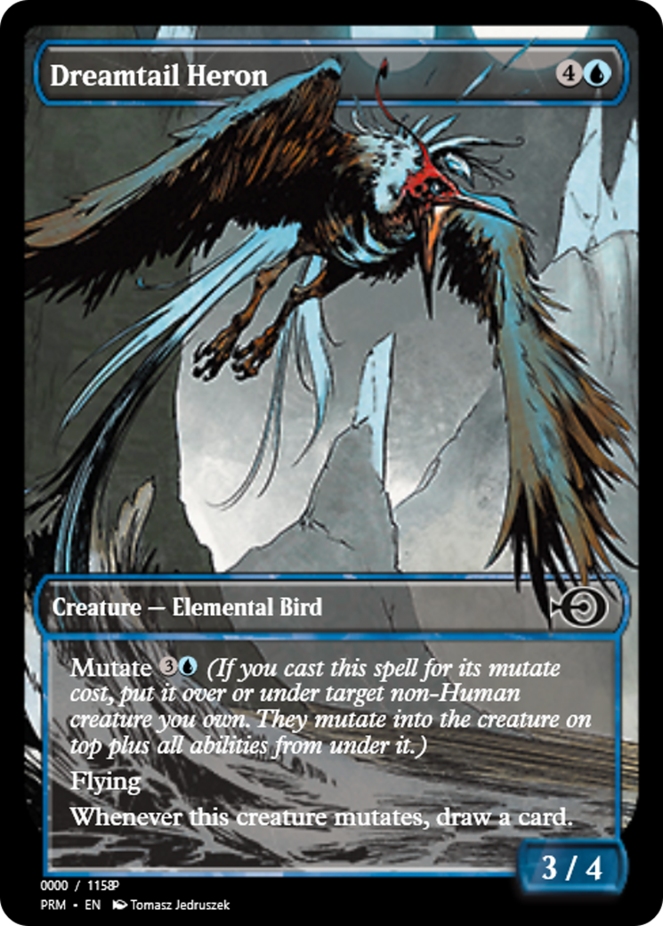 Dreamtail Heron (PRM-80957) - Magic Online Promos Foil