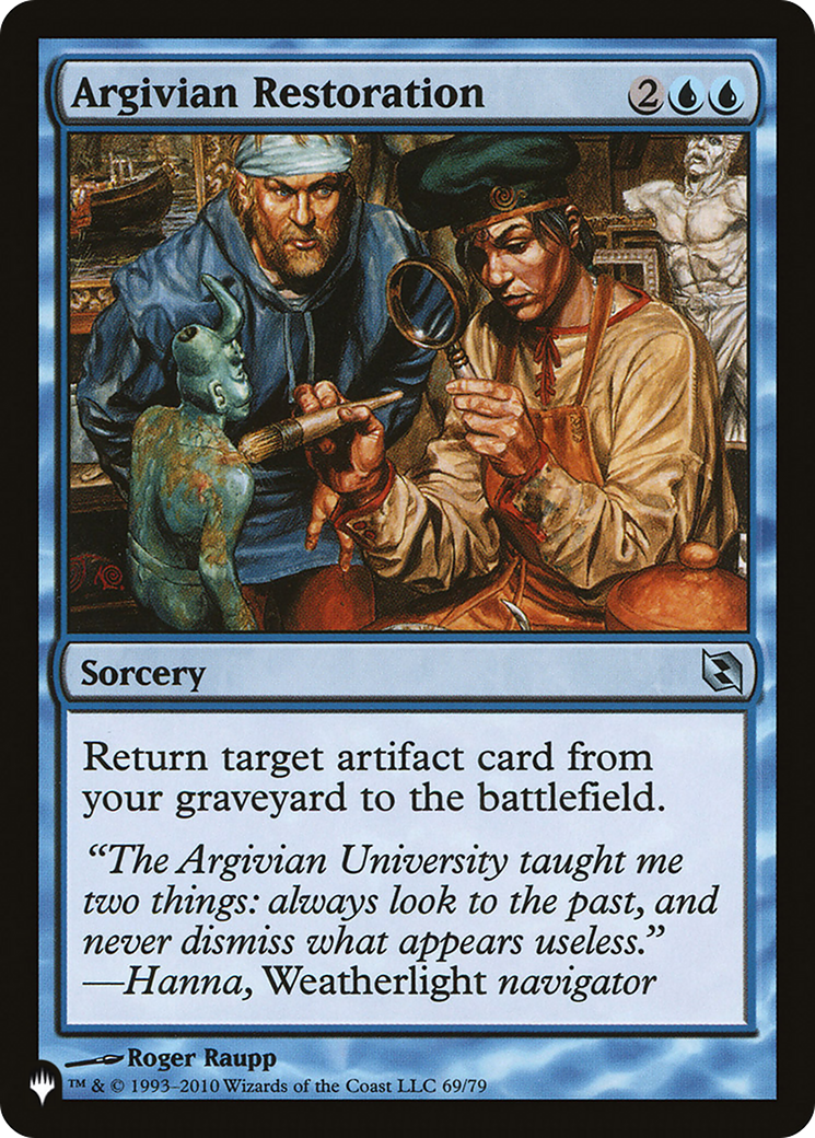 Argivian Restoration (LIST-DDF-69) - The List