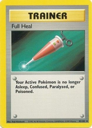 Full Heal 082/102 Base Set - Uncommon