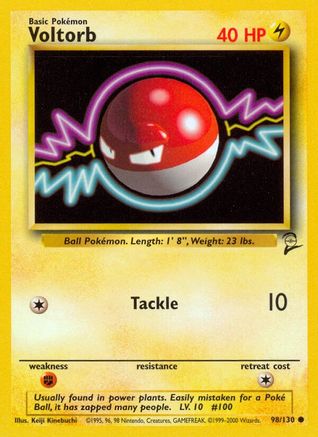 Voltorb 098/130 Base Set 2 - Common